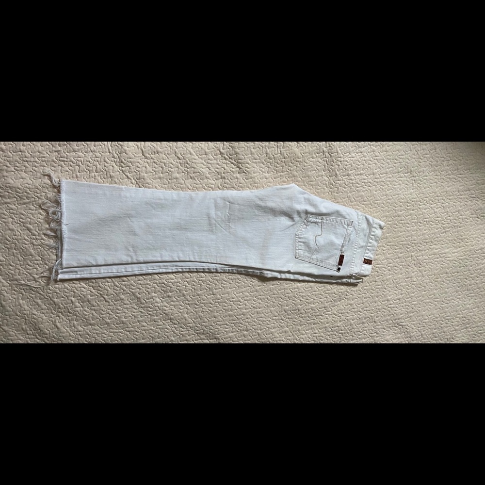 7 for all Mankind ivory jeans size 31